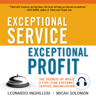Exceptional Service, Exceptional Profit