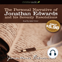Personal Narrative of Jonathan Edwards and His Seventy Resolutions