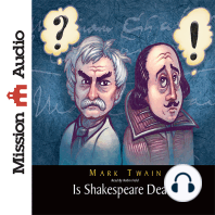 Is Shakespeare Dead?