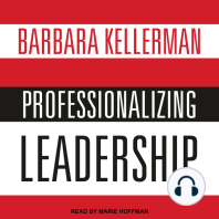 Professionalizing Leadership