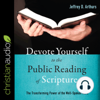 Devote Yourself to the Public Reading of Scripture