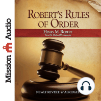 Robert's Rules of Order