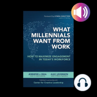 What Millennials Want from Work