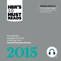 HBR's 10 Must Reads 2015