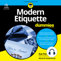 Modern Etiquette For Dummies