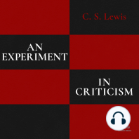 An Experiment in Criticism