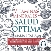 Vitaminas, minerales y salud optima