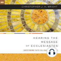 Hearing the Message of Ecclesiastes