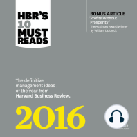 HBR's 10 Must Reads 2016