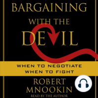 Bargaining with the Devil