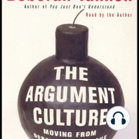 The Argument Culture