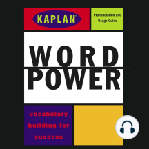 Kaplan Word Power: Vocabulary Building for Success