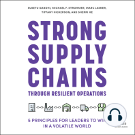 Strong Supply Chains Through Resilient Operations