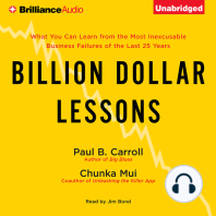 Billion Dollar Lessons