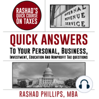 Rashad's Quick Course On Taxes