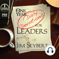 The One Year Daily Devotions for Leaders