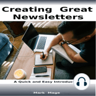Creating Great Marketing Newsletters