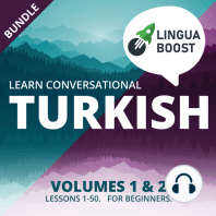 Learn Conversational Turkish Volumes 1 & 2 Bundle