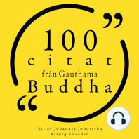 100 citat från Gauthama Buddha