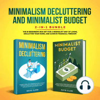 MINIMALISM DECLUTTERING AND MINIMALIST BUDGET