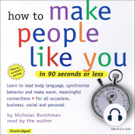 How to Make People Like You In 90 Seconds or Less