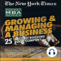 Growing & Managing a Business