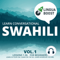 Learn Conversational Swahili Vol. 1