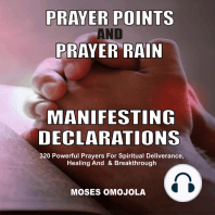 Prayer Points And Prayer Rain Manifesting Declarations