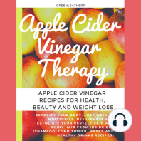 Apple Cider Vinegar Therapy