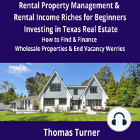 Texas Real Estate Rental Property Management & Rental Income Riches for Beginners