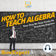 How To Teach Algebra