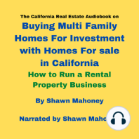 The California Real Estate Audiobook on Buying Multi Family Homes For Investment with Homes For sale in California