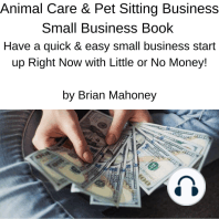 Animal Care & Pet Sitting Small Business Book