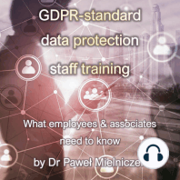 GDPR - Standard Data Protection Staff Training