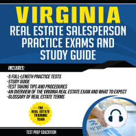 Virginia Real Estate Salesperson Practice Exams and Study Guide
