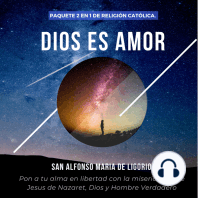 Dios es amor, paquete 2 en 1 de religión católica. Pon a tu alma en libertad con la misericordia de Jesus de Nazaret, Dios y Hombre Verdadero. (Español/Spanish)