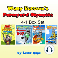 Wally Raccoon's 4-Book Collection