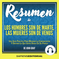 Resumen De "Los Hombres Son De Marte, Las Mujeres De Venus