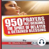 950 Prayers That Overcome The Spirit Of Delayed And Detained Blessings