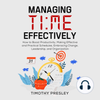 Managing Time Effectively