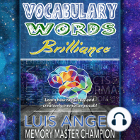 Vocabulary Words Brilliance: Learn How to Quickly and Creatively Memorize and Remember English Dictionary Vocab Words for SAT, ACT, & GRE Test Prep It