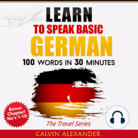 LEARN TO SPEAK BASIC GERMAN