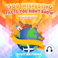 1500 Interesting Facts You Didn’t Know - Crazy, Funny & Random Facts To Win Trivia