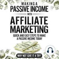 Making a Passive Income With Affiliate Marketing