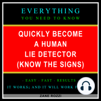 Quickly Become a Human Lie Detector (Know the Signs)