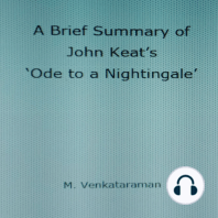 A Brief Summary of John Keat’s ‘Ode to a Nightingale’