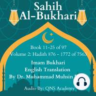 Sahih Al Bukhari English Translation Volume 2 Book 11-25 Hadith 876-1772 of 7563