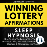 Winning Lottery Affirmations Sleep Hypnosis