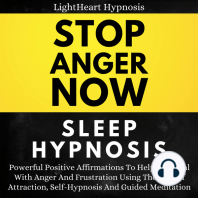Stop Anger Now Sleep Hypnosis