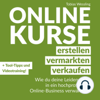 Onlinekurse erstellen, vermarkten und verkaufen